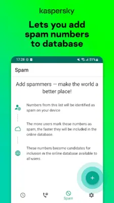 Anti-spam Kaspersky Who Calls android App screenshot 1